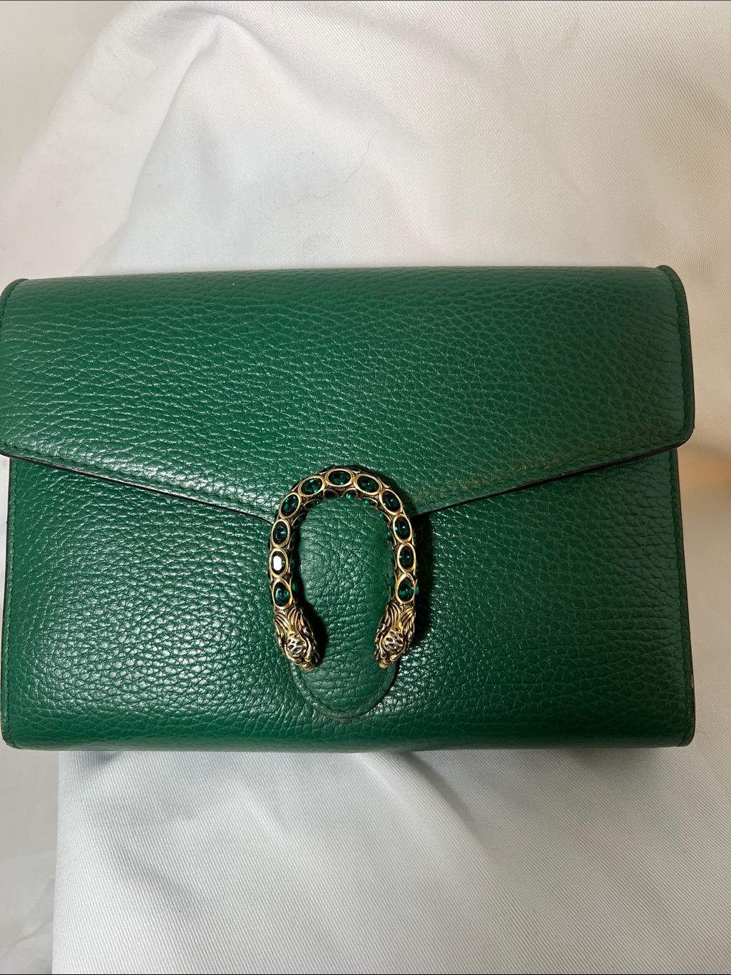 Gucci Dionysus Chain Wallet Leather Crossbody Bag